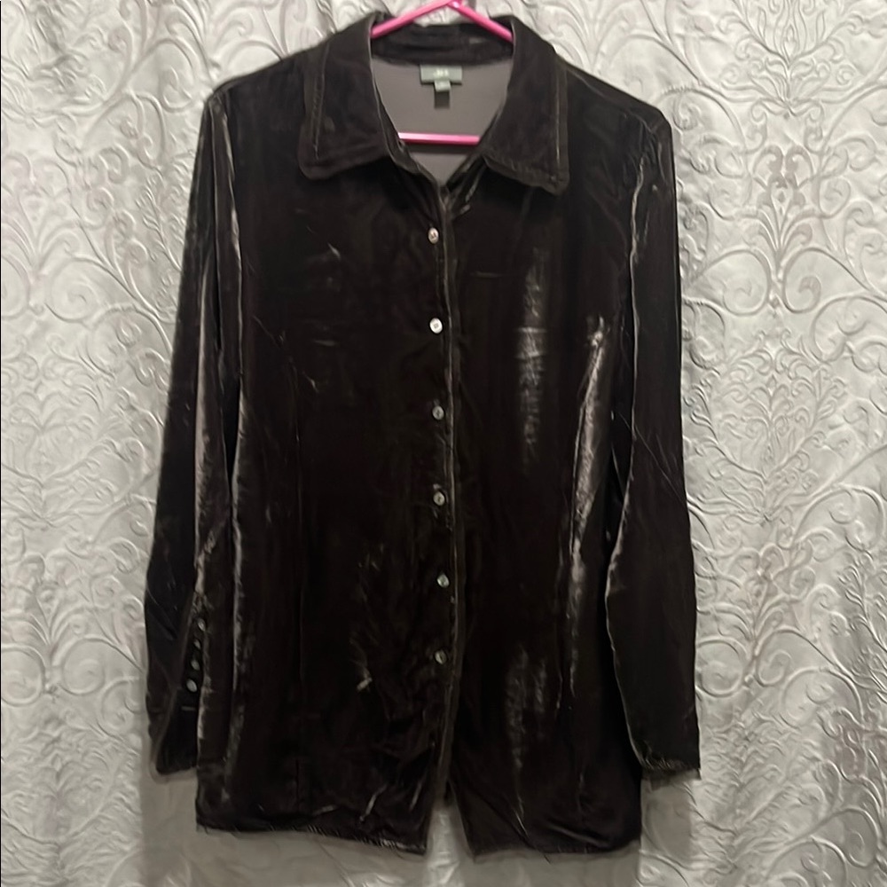 Women’s velvet long shirt or tunic